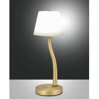 Fabas Luce Ibla Tischleuchte LED 1x9W Metall und...