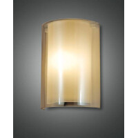 Fabas Luce Maribel Wandleuchte E27 1X40W Metall glas -...