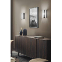 Fabas Luce Maribel Wandleuchte E27 1X40W Metall glas - und M
