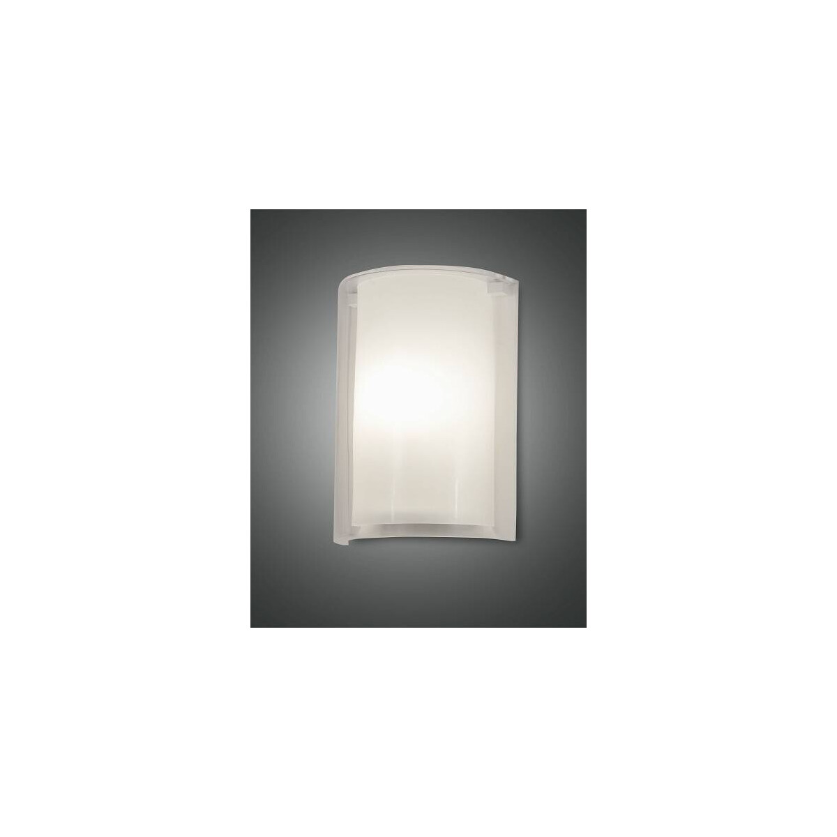 Fabas Luce Maribel Wandleuchte E27 1X40W Metall glas - und Methacrylat Transparent