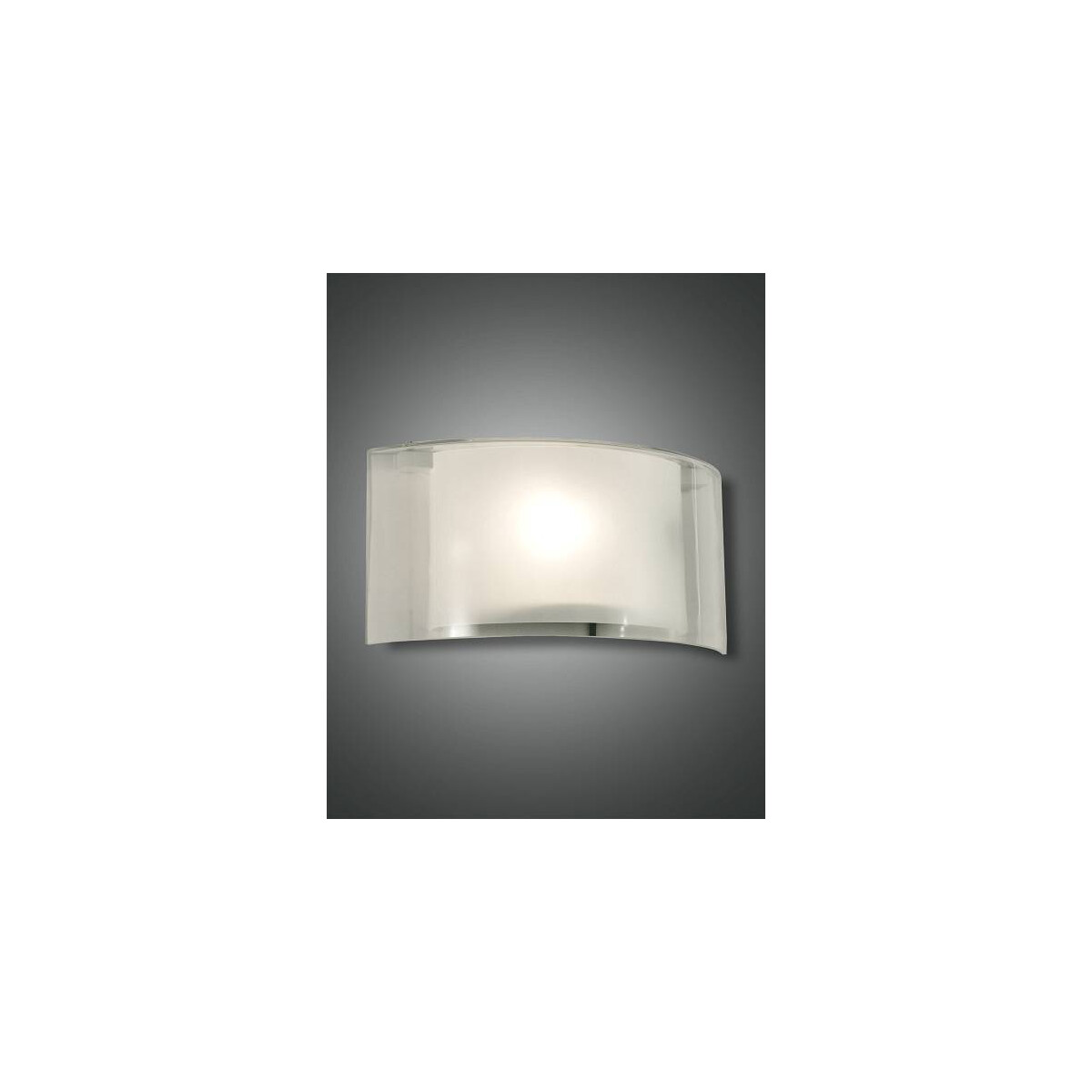 Fabas Luce Alide Wandleuchte E27 1X40W Metall glas - und Methacrylat Transparent