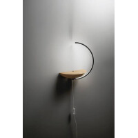 Fabas Luce Roseg Wand-Leseleuchte LED 1x95W Metall schwarz u