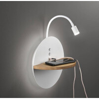 Fabas Luce Dual Wand-Leseleuchte LED 1x9W (Backligt) und 1x6