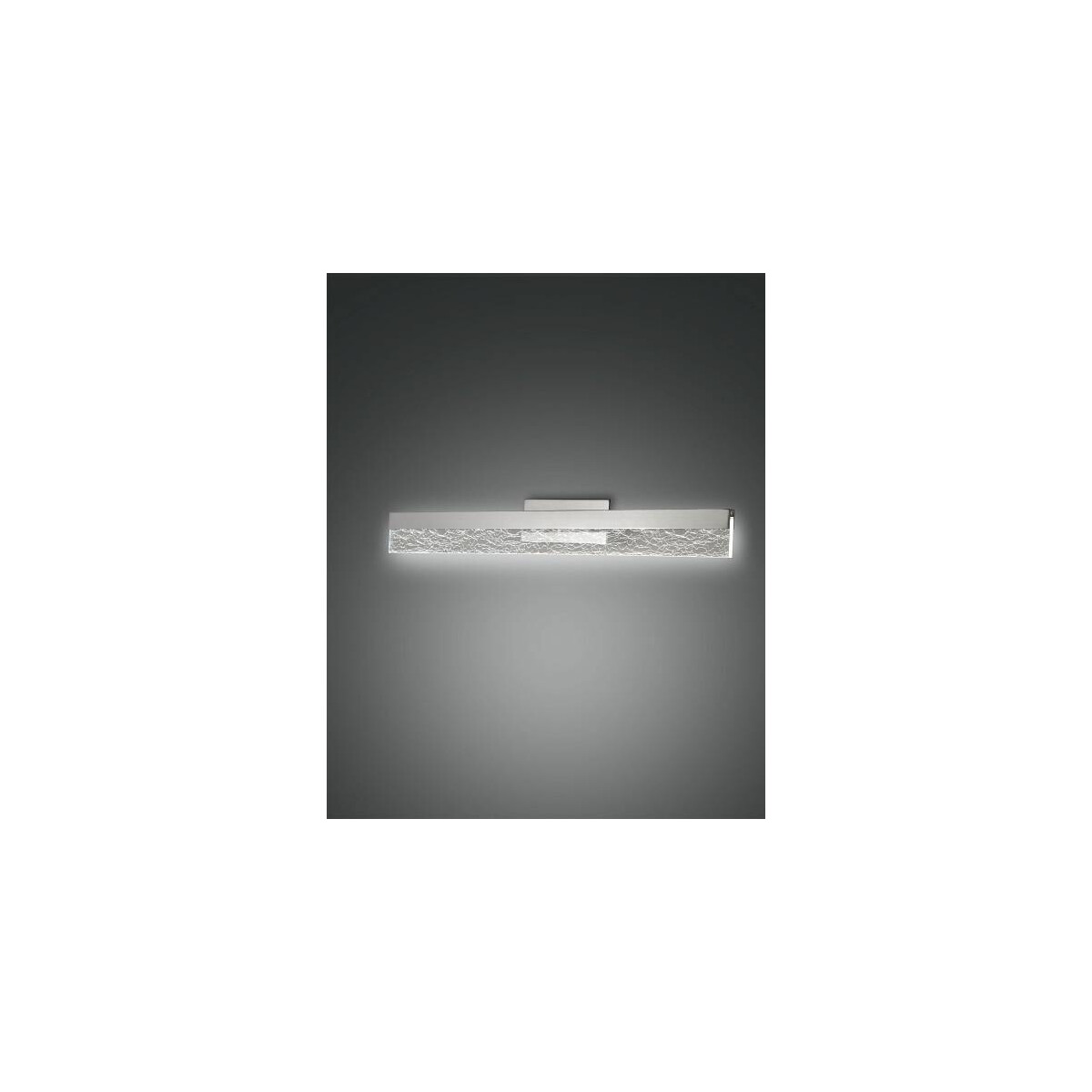 Fabas Luce Sinis Spiegelleuchte LED 1x12W Metall- und Methacrylat Verchromt