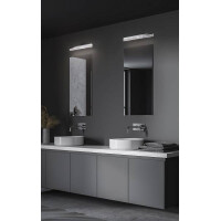 Fabas Luce Sinis Spiegelleuchte LED 1x15W Metall- und Methac