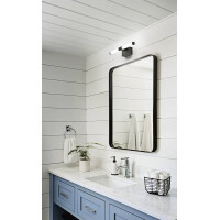 Fabas Luce Ago Spiegelleuchte LED 1x8W Metall- und Methacryl