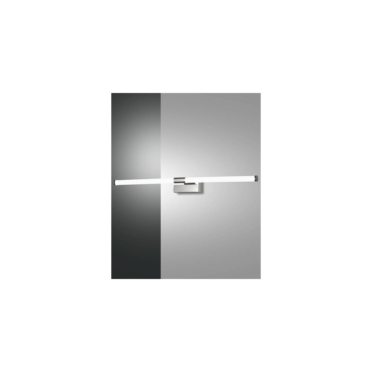 Fabas Luce Ago Spiegelleuchte LED 1x14W Metall- und Methacrylat Verchromt