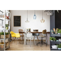 Fabas Luce Olbia Pendelleuchte E27 3x40W Metall und geblasen