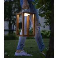 Fabas Luce Blend Akku-Modul-Leuchte LED 1x3W Metall und Holz