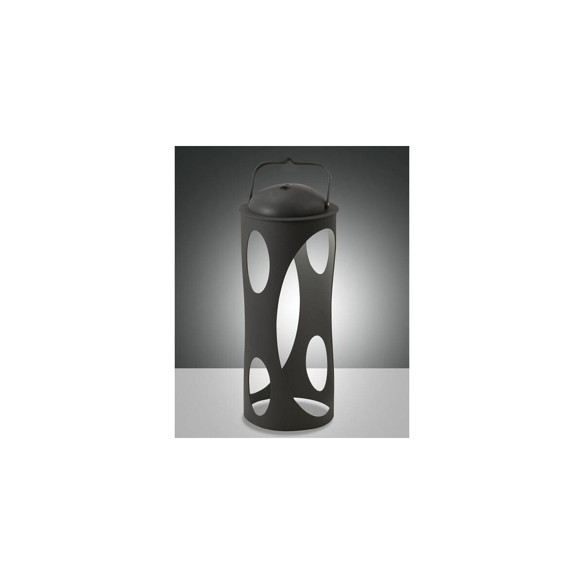 Fabas Luce Caddy Akku-Modul-Leuchte LED 1x3W Metall- und Polycarbonatstruktur Anthrazit