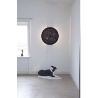 By Rydens Colby Wandl. Ø 70 cm sandschwarz Wandleucht