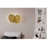By Rydens Costa Rica Wandl. L 64 cm matt messing Wandleuchte