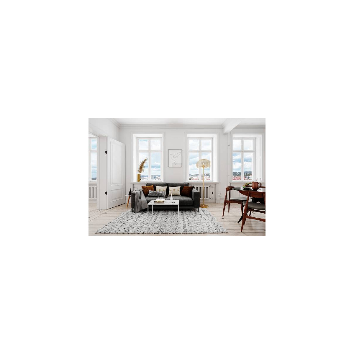 By Rydens Daisy Stehl. H150cm matt gold Stehleuchte