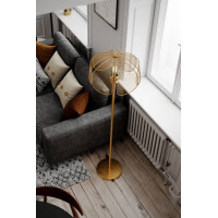 By Rydens Daisy Stehl. H150cm matt gold Stehleuchte 5