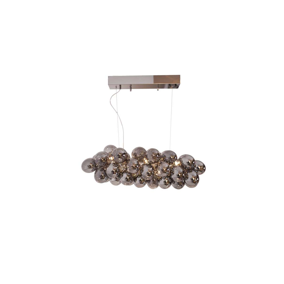 By Rydens Gross Bar L 80 cm rauchgrau Hängeleuchte