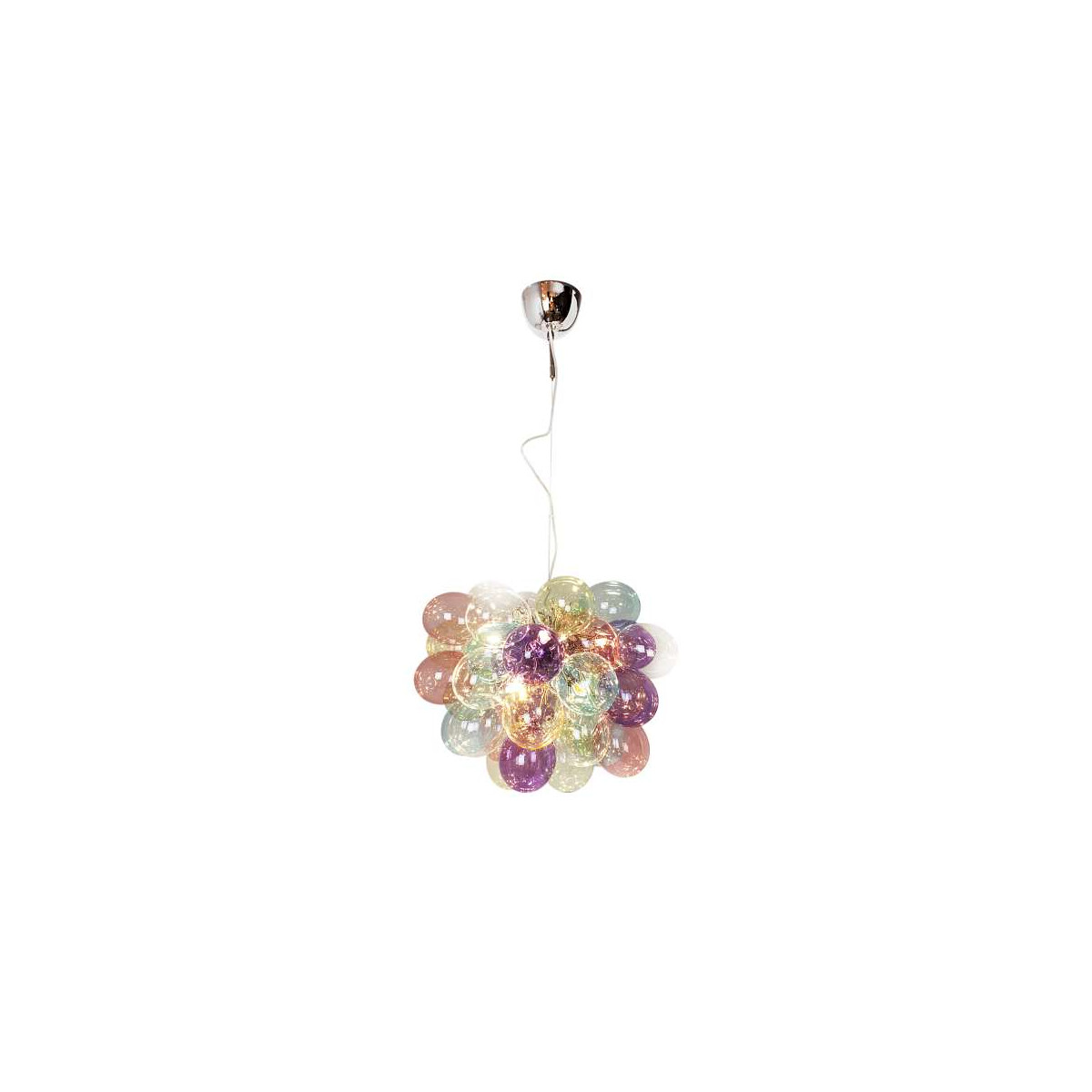 By Rydens Gross Ø 50 cm 8-fl Multi Hängeleuchte