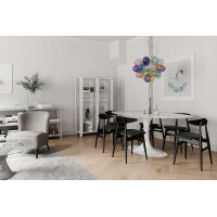 By Rydens Gross Ø 50 cm 8-fl Multi Hängeleuchte 