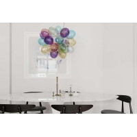 By Rydens Gross Ø 50 cm 8-fl Multi Hängeleuchte 