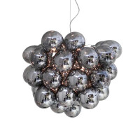 By Rydens Gross Ø 50 cm 8-fl rauchgrau Hängeleuc