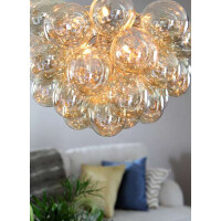 By Rydens Gross Ø 50cm 8-fl amber Hängeleuchte 3