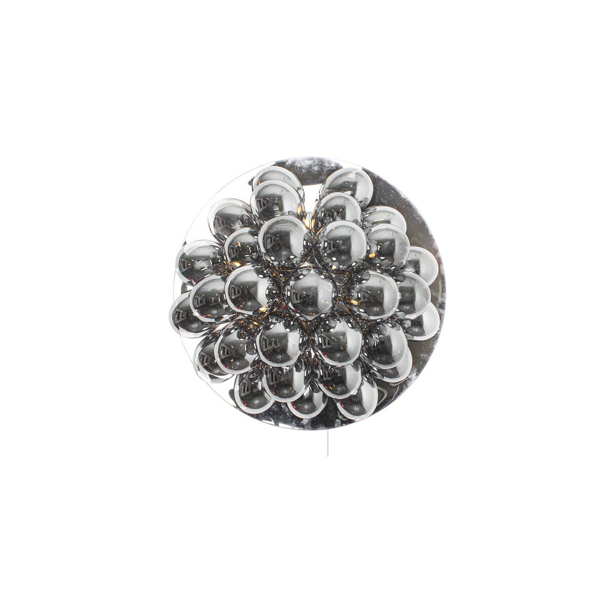 By Rydens Gross Wandl. Ø60cm rauchgrau Wandleuchte