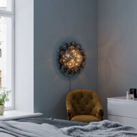 By Rydens Gross Wandl. Ø60cm rauchgrau Wandleuchte 4