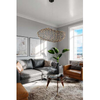 By Rydens Hayden LED L 115 cm schwarz matt Hängeleuchte