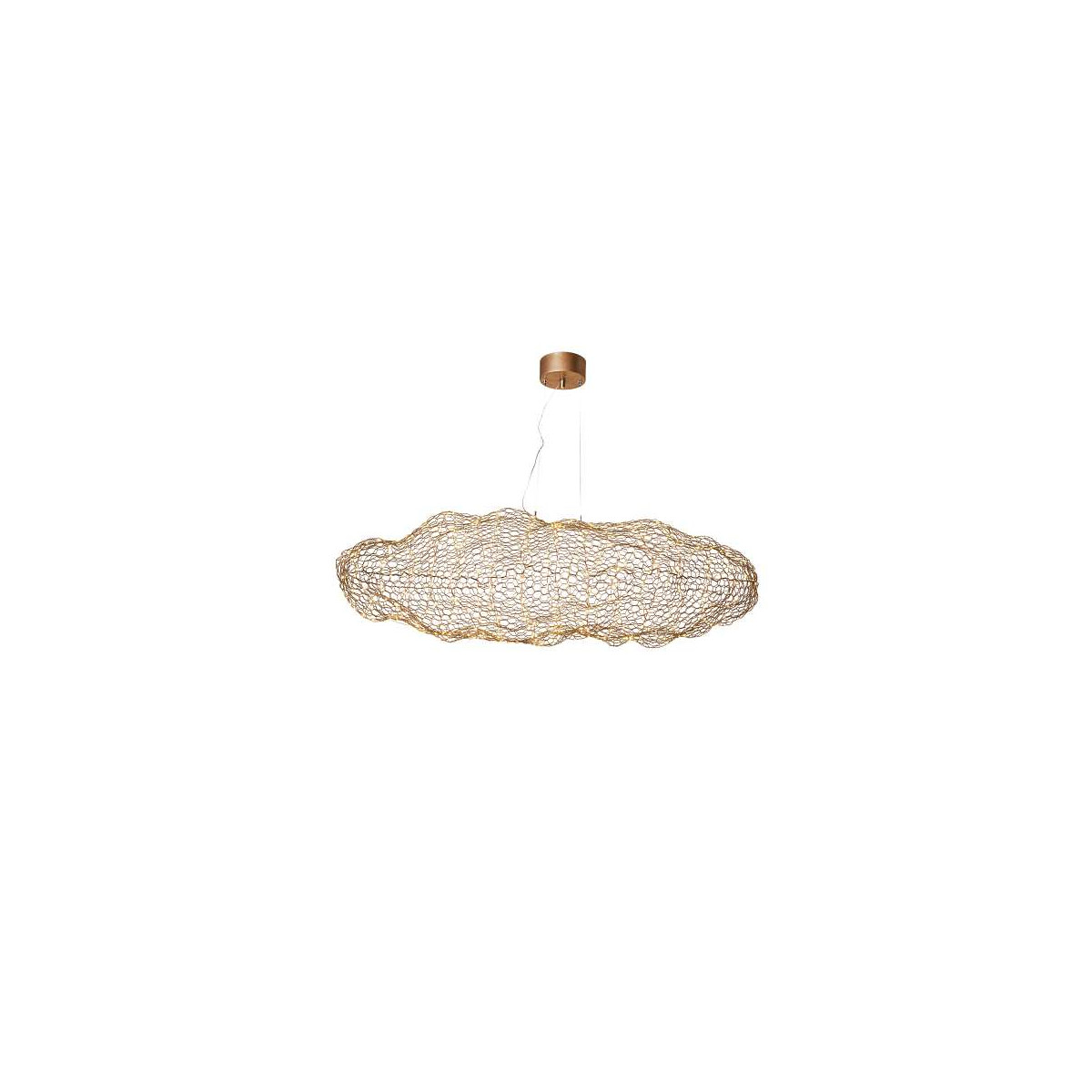 By Rydens Hayden LED L 75 cm Gold Hängeleuchte