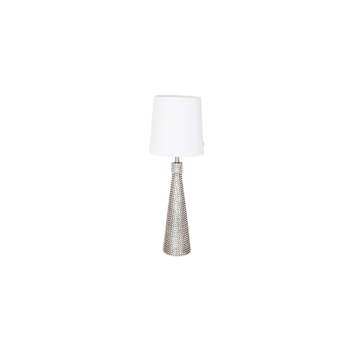 By Rydens Lofty Slim H 54 cm satin/Schirm weiß Tischleuchte