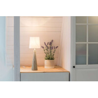 By Rydens Lofty Slim H 54 cm satin/Schirm weiß Tischle