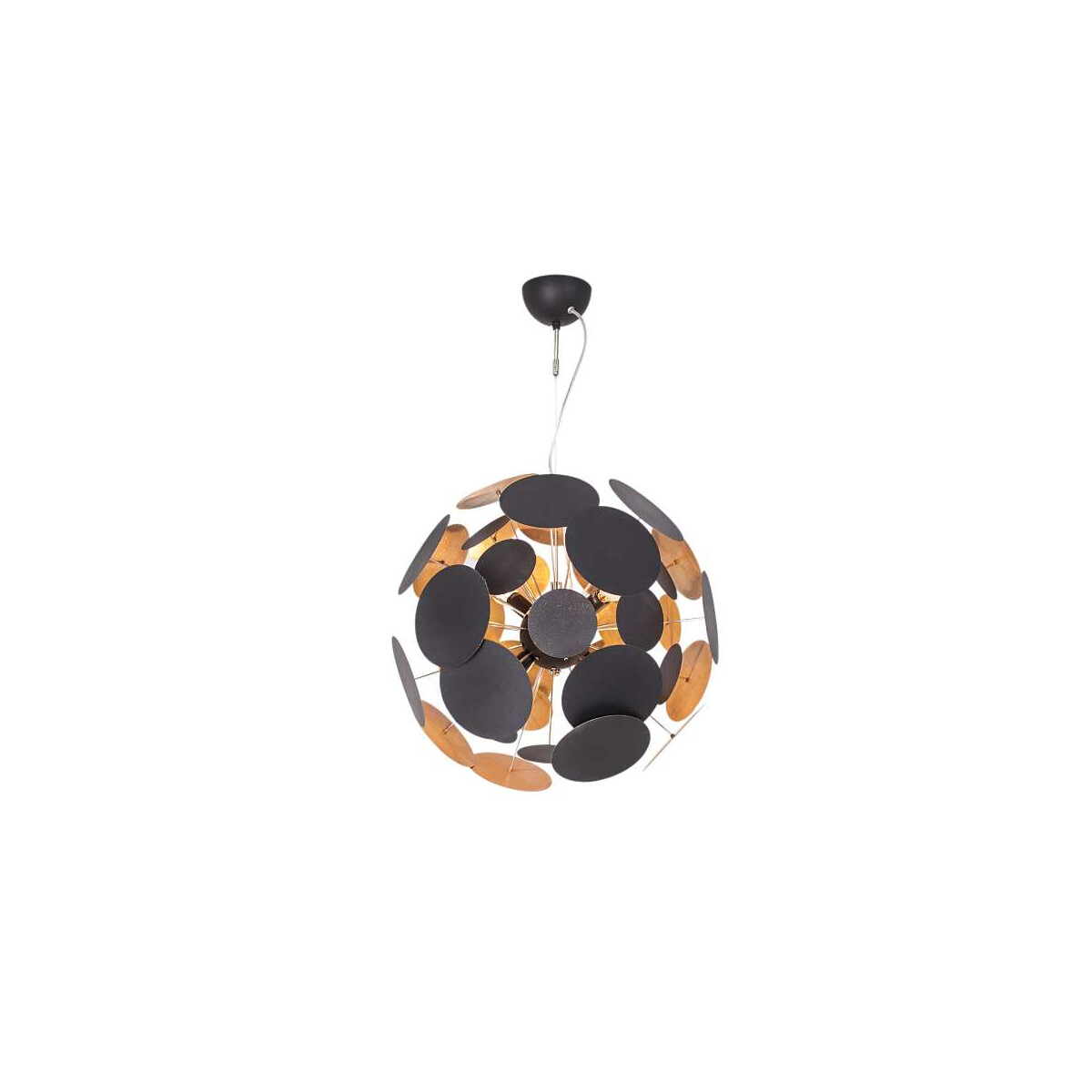 By Rydens Planet Ø 50 cm sandschwarz/gold Hängeleuchte