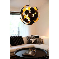 By Rydens Planet Ø 50 cm sandschwarz/gold Hängel