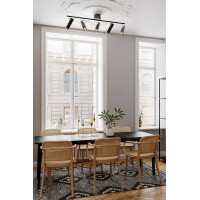 By Rydens Puls Bar Spotlight 5-fl matt schwarz Deckenleuchte