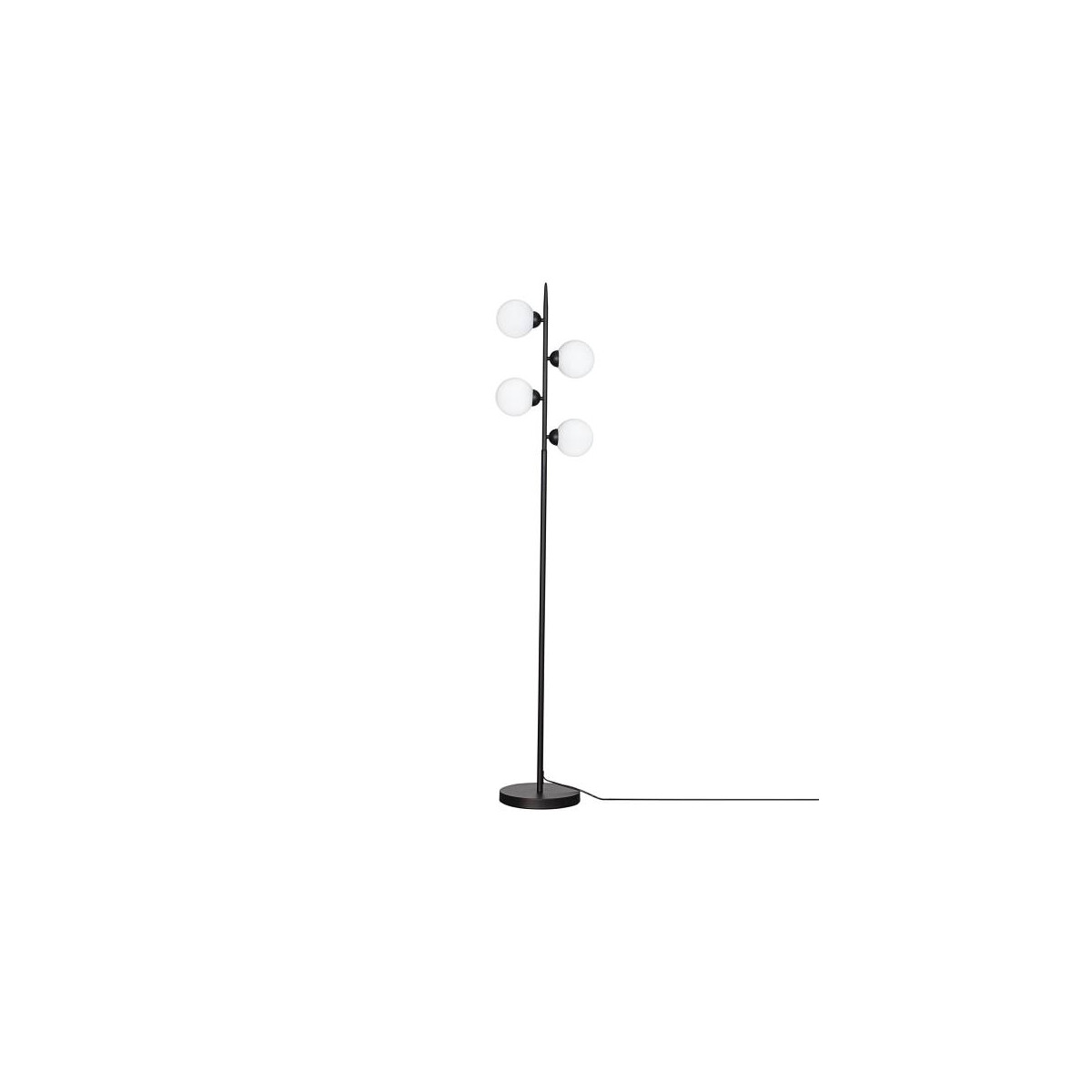 By Rydens Punto Stehl. H160cm matt schwarz Stehleuchte
