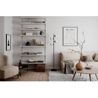 By Rydens Punto Stehl. H160cm matt schwarz Stehleuchte 2