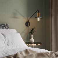 By Rydens Quinn Wandl. kurz matt schwarz Wandleuchte 4