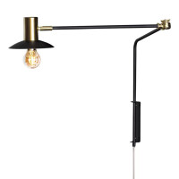 By Rydens Quinn Wandl. lang matt schwarz Wandleuchte 3