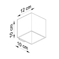 Sollux SL.0487 Wandleuchte QUAD beton 4