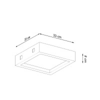 Sollux SL.0995 Deckenleuchte RIZA beton 4