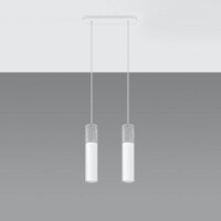 Sollux SL.0648 Pendelleuchte BORGIO 2 weiß 2