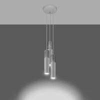 Sollux SL.1080 Pendelleuchte BORGIO 3P weiß 3
