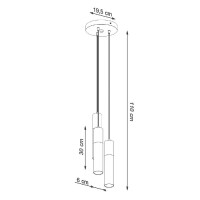 Sollux SL.1080 Pendelleuchte BORGIO 3P weiß 4
