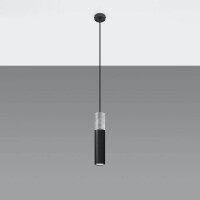 Sollux SL.0650 Pendelleuchte BORGIO 1 schwarz 2