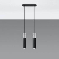 Sollux SL.0651 Pendelleuchte BORGIO 2 schwarz 2