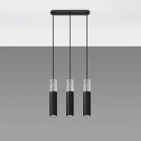 Sollux SL.0652 Pendelleuchte BORGIO 3 schwarz 2
