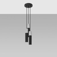 Sollux SL.1081 Pendelleuchte BORGIO 3P schwarz 2