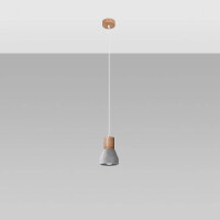 Sollux SL.0964 Pendelleuchte QUBIC grau 2