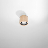 Sollux SL.0913 Deckenleuchte BASIC 1 Natural Holz 2