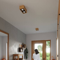 Sollux SL.0915 Deckenleuchte QUATRO 1 Natural Holz 7