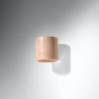 Sollux SL.0490 Wandleuchte ORBIS Natural Holz 2